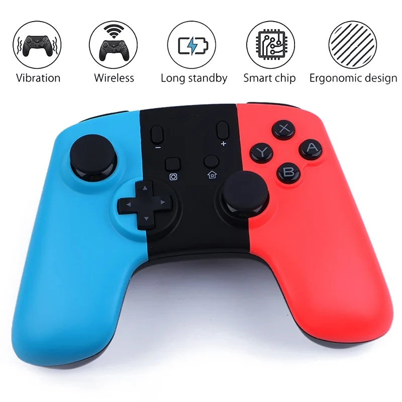 

For NS Nintend Switch Pro Wireless Bluetooth Gamepad Controller Joystick for PC Game Android Phone USB