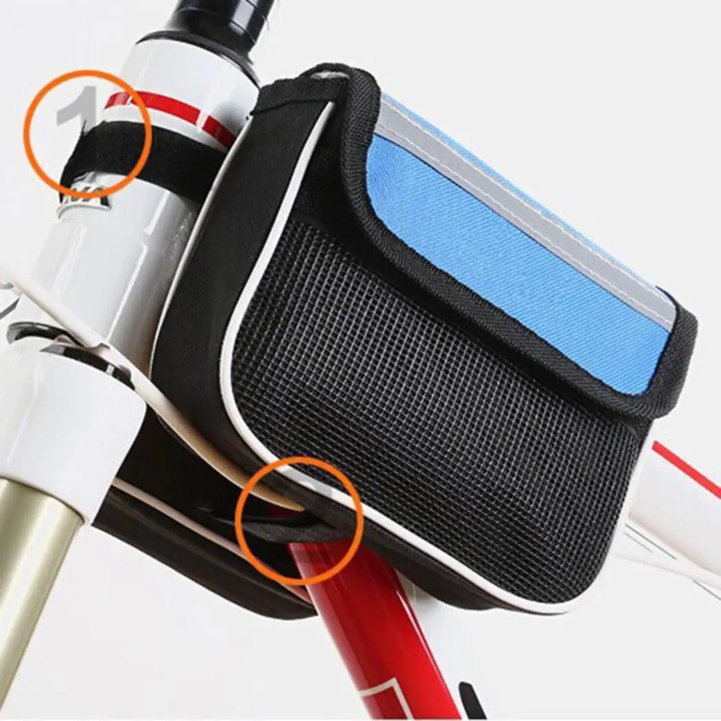 Велосипедная Водонепроницаемая седельная сумка для велосипеда, сумка для велосипеда, кошелек-туба со съемным сенсорным экраном, чехол для телефона, новинка
