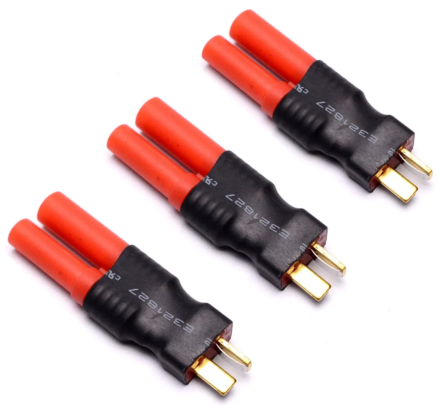 EBOYU(TM) 3 шт. HXT 4 мм соединитель для Deans Male T plug адаптера аккумулятора RC беспроводной