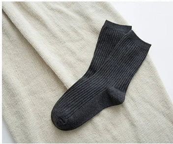 Женские теплые носки, утепленные теплые зимние цветные хлопковые носки, предотвращающие варикозное расширение вен, для беременных, носки для женщин в Корейском стиле - Цвет: 008