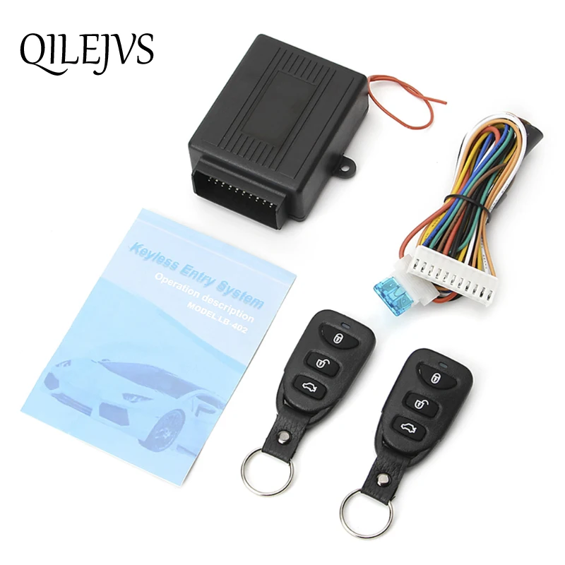 

Universal Car Door Lock Vehicle Keyless Entry System Remote Central Kit w/Control Box