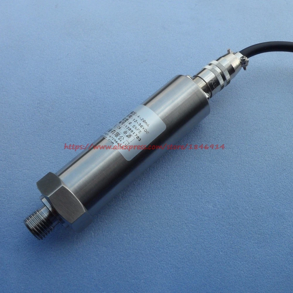 Free shipping PT2320 five core aviation plug 0.4MPa pressure transmitter, 4 - 20mA with current transmitter sensor Free shipping PT2320 five core aviation plug 0.4MPa pressure transmitter, 4 - 20mA with current transmitter sensor