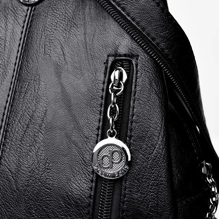Модный женский рюкзак, высококачественные мягкие кожаные рюкзаки для девочек-подростков, женская школьная сумка через плечо, рюкзак mochila