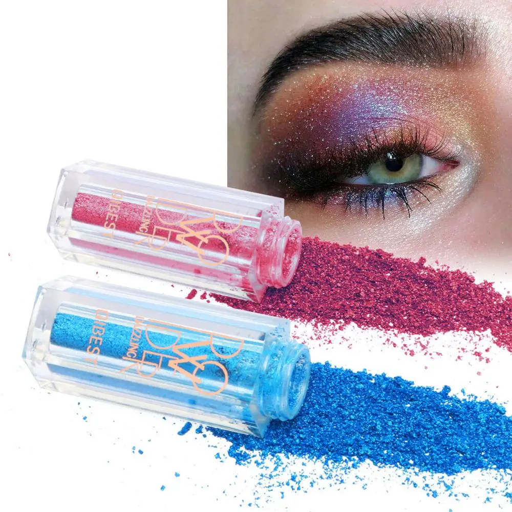 

High-Flash Pearlescent Eye Shadow Powder Chameleon Eye Shadow Powder Mermaid Ji Monochrome Eye Shadow RQS-30