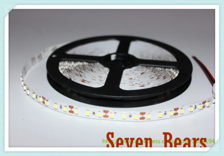 Водонепроницаемая светодиодная ленсветильник SMD 3528 120Led/m 5M 600 12 В постоянного тока