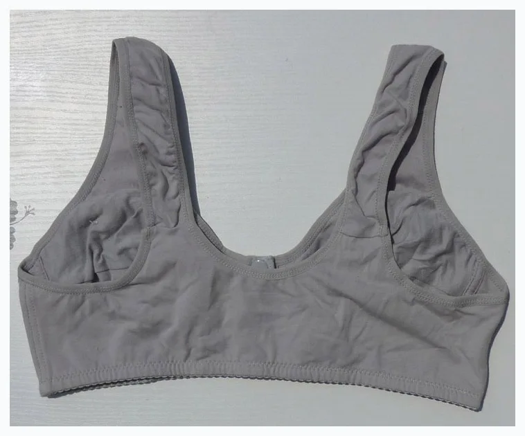 Среднего возраста и пожилых женщин беспроводной хлопок бюстгальтер размера плюс бюстгальтер 75-100 с чашечками B, C, D, удобные в носке; воздухопроницаемые; впитывающие пот bra top C3-5