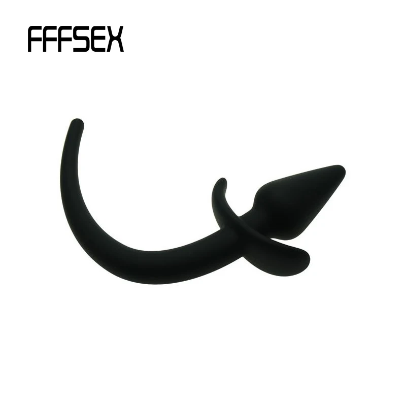 FFFSEX Длинный Собачий хвост Анальная пробка силиконовая анальные секс игрушки
