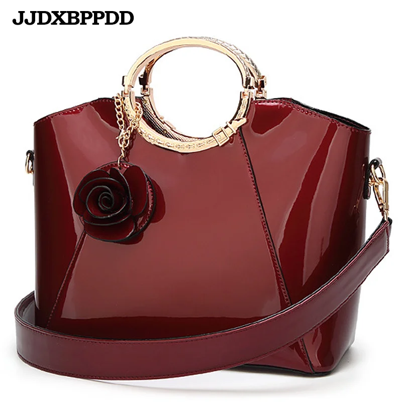 Женская сумка через плечо из лакированной кожи|bolsa brand|handbags women famous brandsbrand handbags |