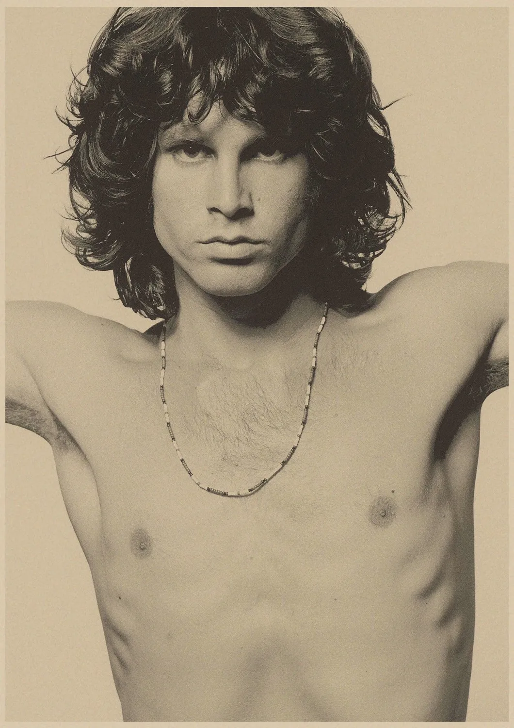 The Doors Jim Morrison Винтаж Ретро Рок-Группа Музыка Гитара матовая крафт-бумага плакат Настенная Наклейка домашний декор A1 - Цвет: 22