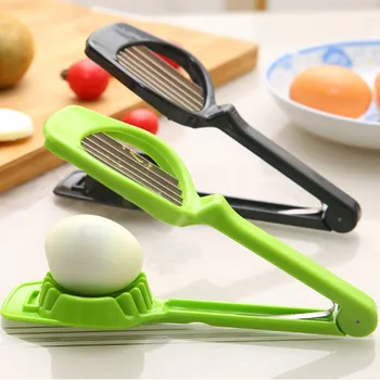 

30pcs/lot Stainless Steel Egg Slicer Handheld Mushroom Kiwi Divider Tomato Cutter Egg Split Device Multifunction Slicing Mould