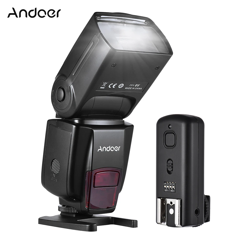 Andoer AD560 IV 2,4G беспроводной универсальный накамерный Slave Speedlite вспышка светильник GN50 w/вспышка триггер для Canon Nikon sony A7 DSLR