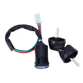 

New Motorbike ATV Key Ignition Switch 50 70 90 110 125 150 200 250 4 Wires Lock High Quality Car Accessories Ignition Switch