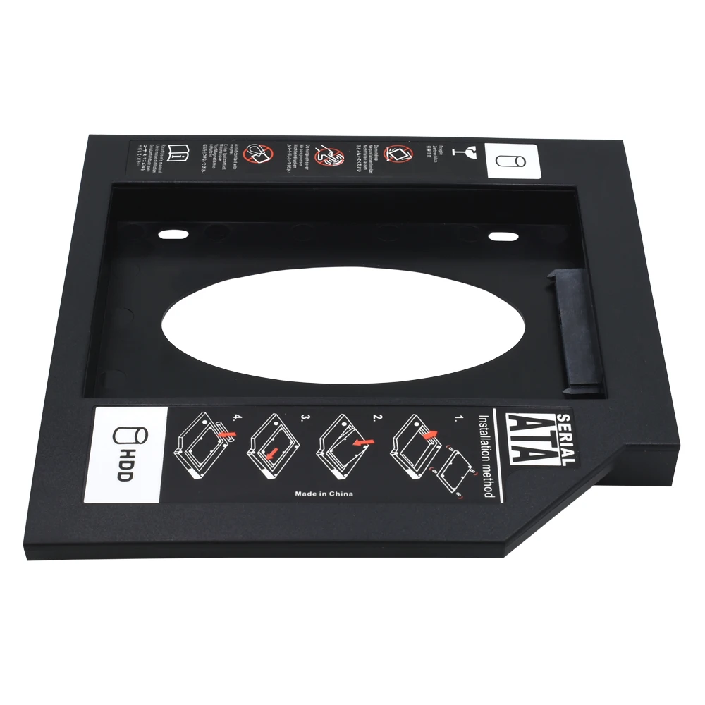 TISHRIC Универсальный Optibay SATA 3 0 2nd HDD Caddy 12 7 мм для 2 5 &quot2 ТБ SSD жесткий диск HD чехол