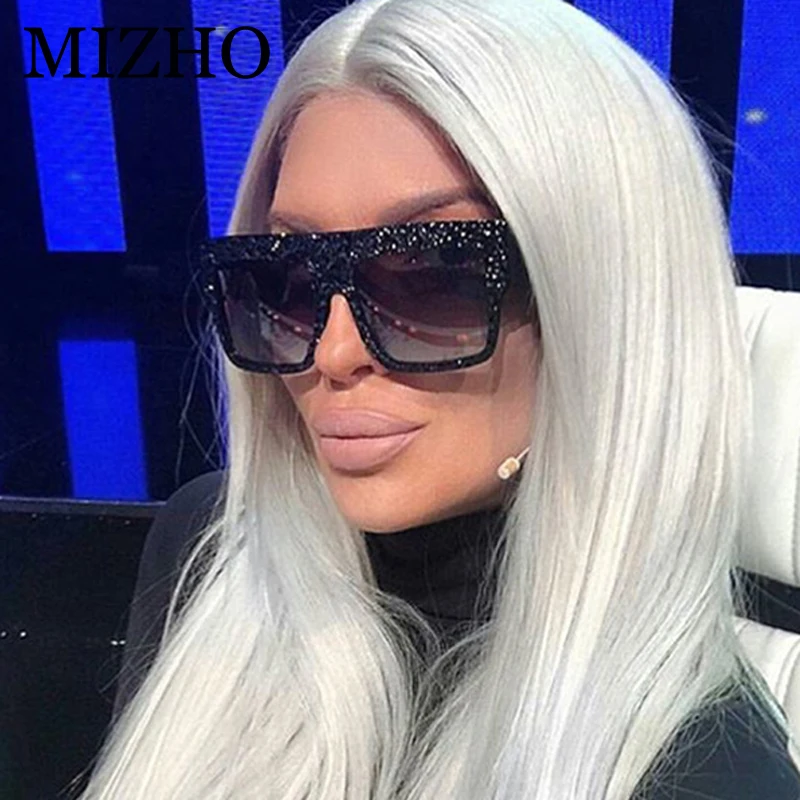 MIZHO Оригинальный Роскошный бренд знаменитостей негабаритные Квадратные