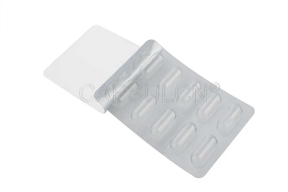 (10 holes) 1000 pcs/carton,Capsules Blister Pack Size 1#2