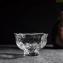 Форма рта грецкого ореха, золотой молоток, термостойкая стеклянная чайная чашка, персональная подарочная упаковка для чая Gongfu