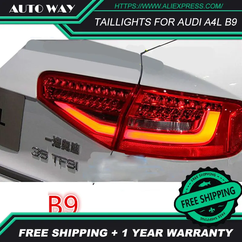 Автомобильный Стайлинг задний фонарь чехол для Audi A4L B9 2013 2016 светодиодный