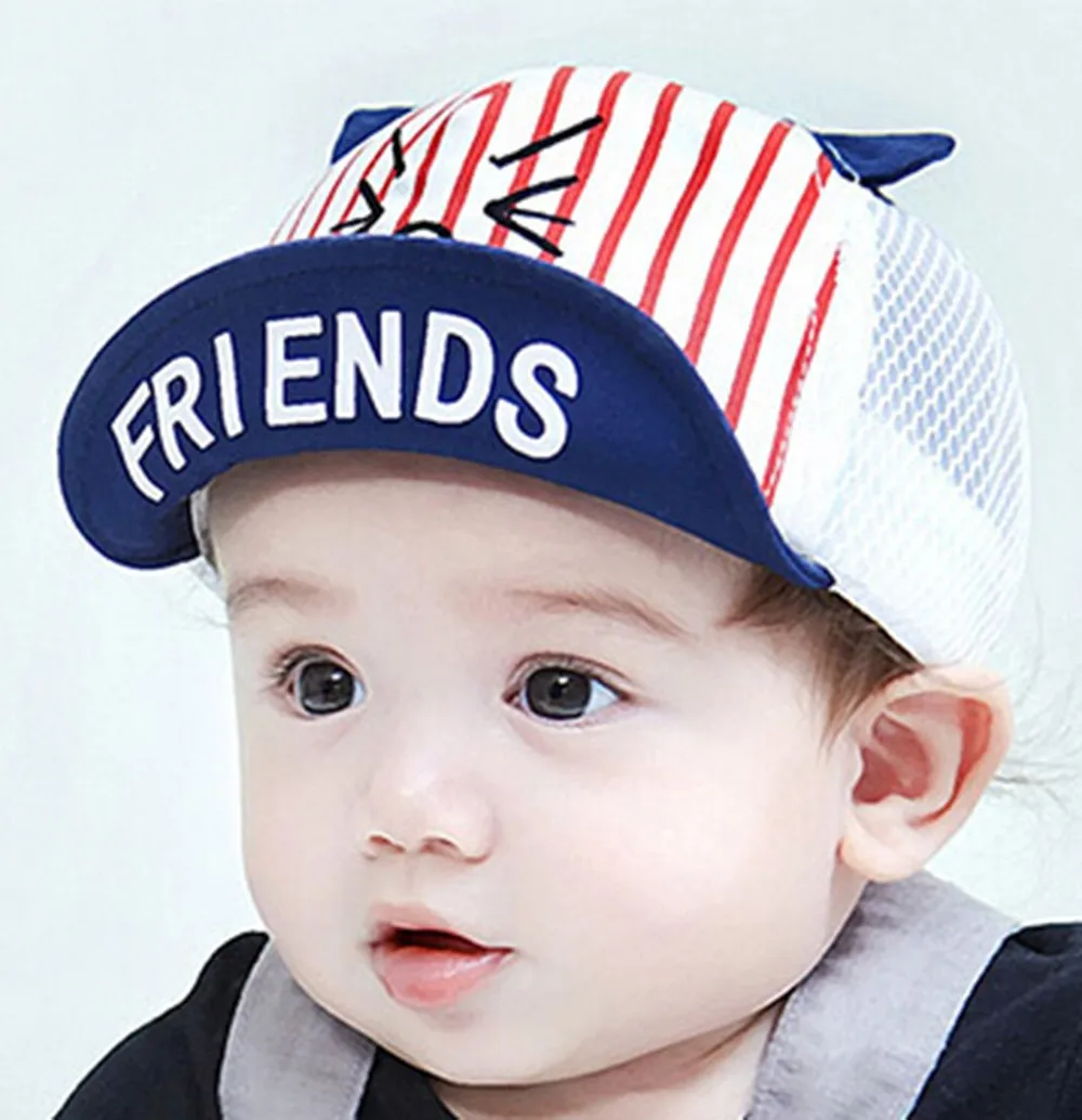 Baby Child Boy Infant Kids Cotton /"Cat/" Baseball Hat Beret Casquette Peaked Cap