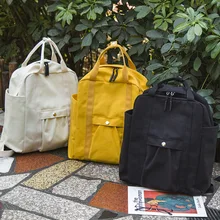Уличная женская сумка в Корейском стиле Harajuku Ulzzang, женские парусиновые рюкзаки, сумка на плечо для старшеклассников, Женский Повседневный Рюкзак