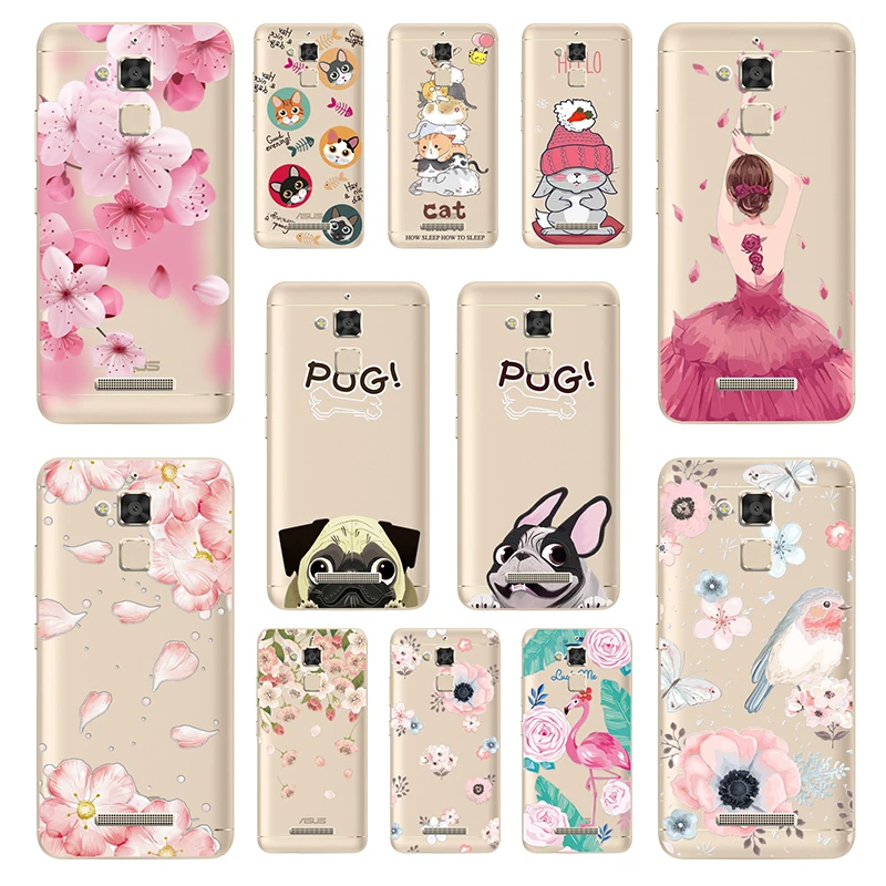 

3D Relief Lace Flowers Case Cover For Asus Zenfone 3 Max ZC520TL 5.2" Cute Phone Shell For Zenfone 3Max ZC553KL 5.5" Coque Capa