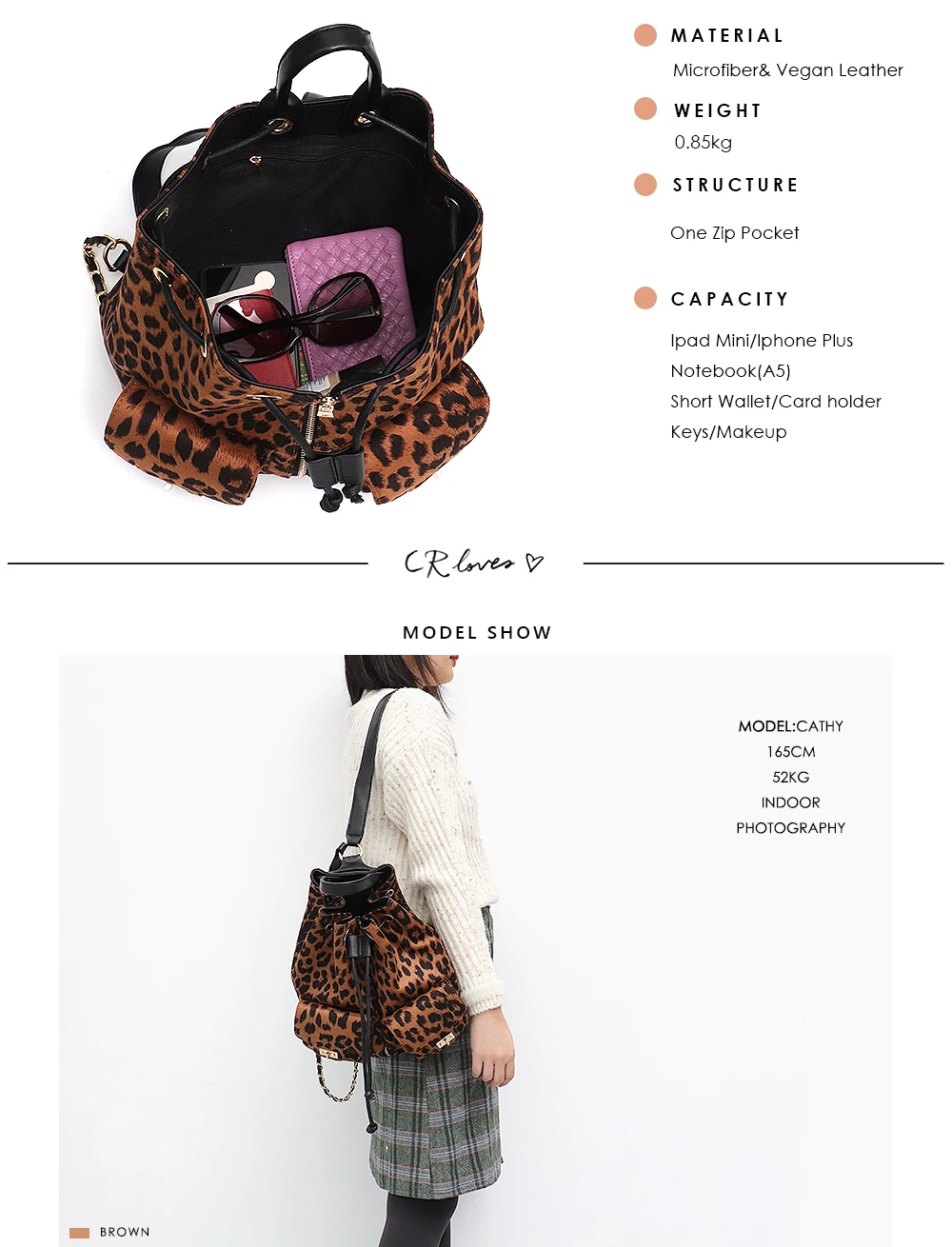 CEZIRA, дизайнерский стиль, женский рюкзак с леопардом, модный школьный рюкзак для девочек, праздничная дорожная сумка, рюкзаки на плечо на шнурке