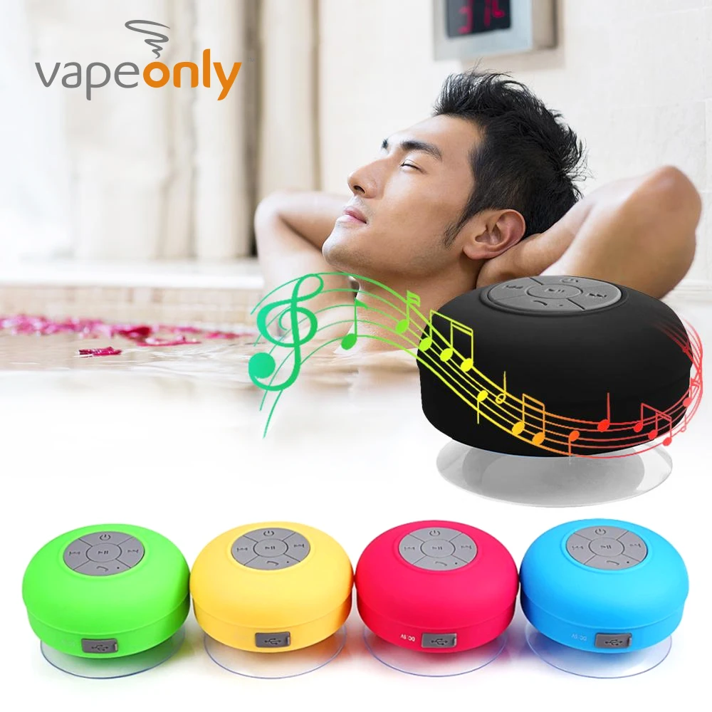 

Vapeonly Wireless Bluetooth Speaker with Sucker Holder Waterproof Music Player Support Hands-free Mic Subwoofer Car Loudspeakers