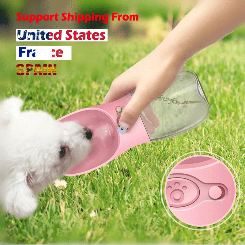 

350ML Portable Pet Dog Water Bottle For Dogs Travel Puppy Cat Drinking Bowl Outdoor Pet Water Dispenser Feeder Pet Product