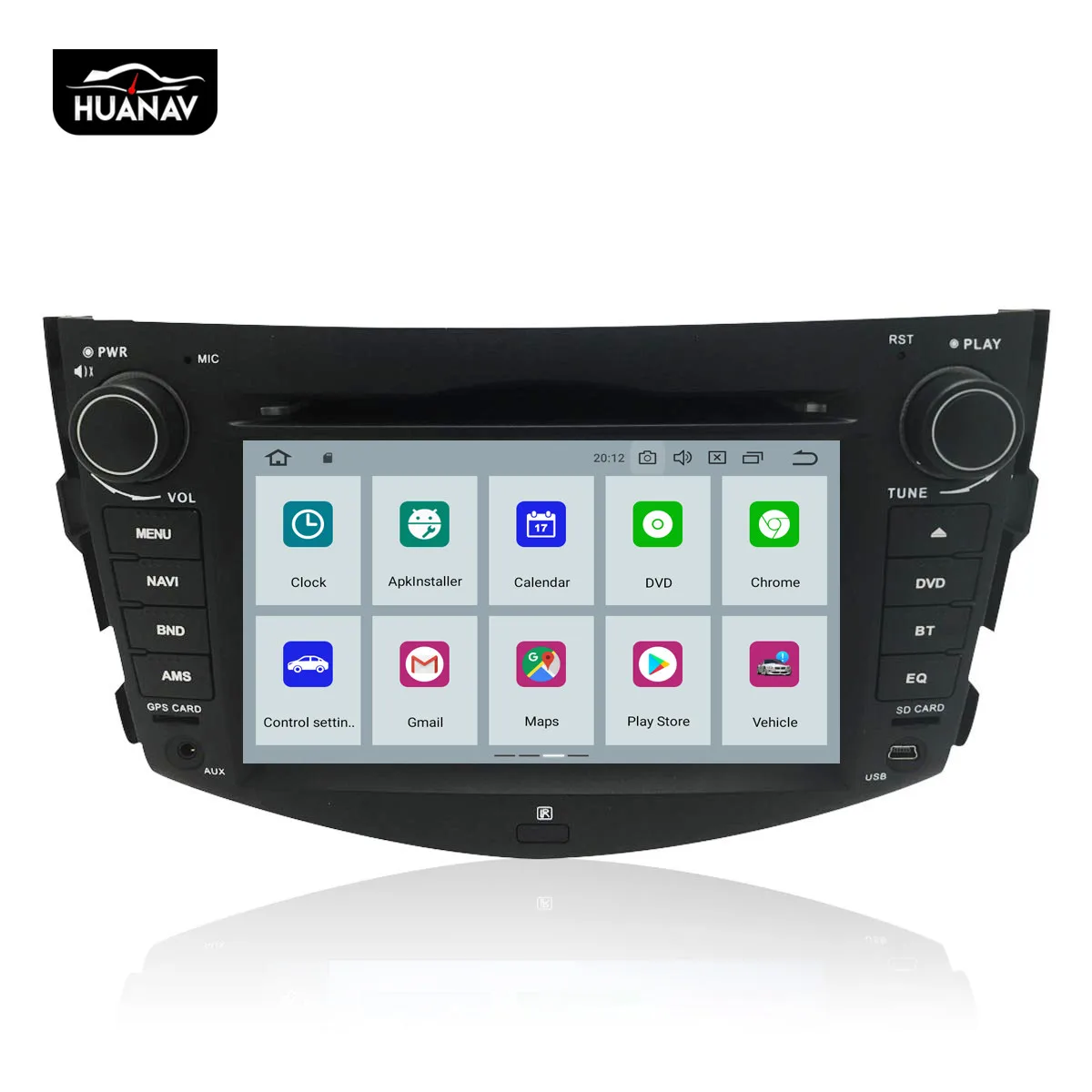 Excellent DSP Newest Android 9.0 Car CD DVD player GPS navigation For Toyota RAV4 2006-2012 car Radio player Multimedia head uint recorder 2