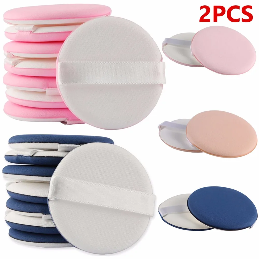 

2 Pcs/Lot Air Cushion Puff Powder Makeup Sponge For Foundation BB CC Cream Contour Facial Smooth Wet Dry Make Up Beauty Tools