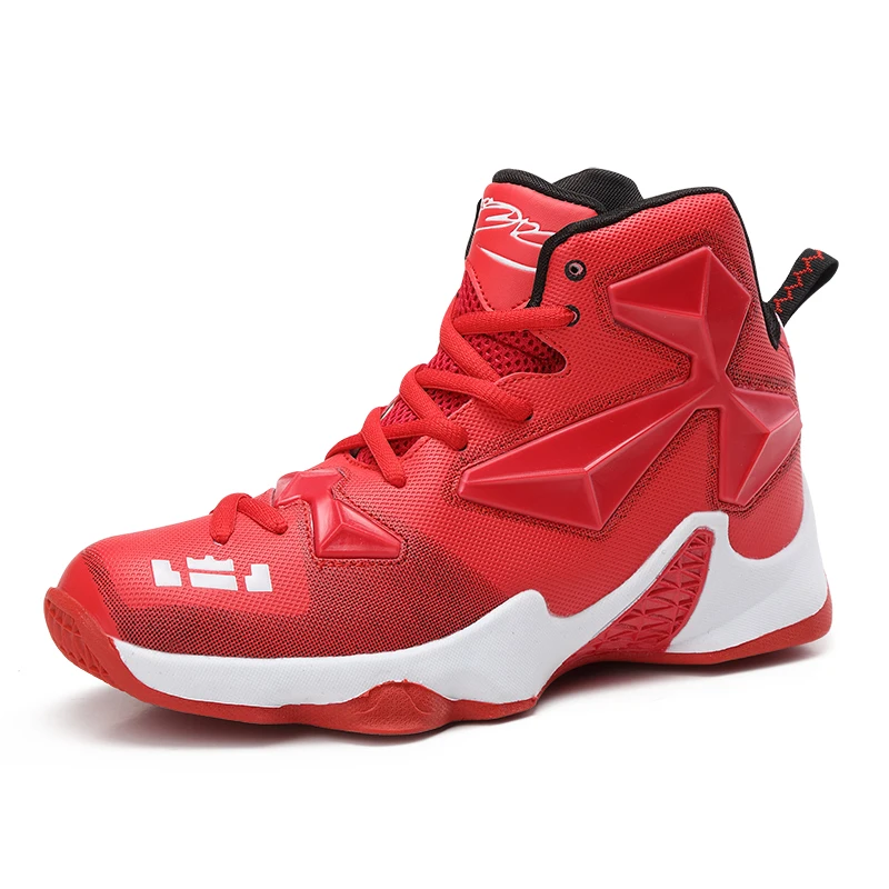 Plus Size 36 45 High Top Sport Basketball Shoes Men Outdoor Cushion