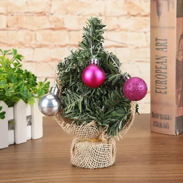 20 30cm Mini Christmas Tree Artificial Xmas Hemp Trees Cedar 20 30cm Mini Christmas Tree Artificial Xmas Hemp Trees Cedar Ornaments Festival Table Miniature Snow
