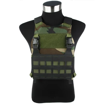 

2017 FCSK Woodland Tactical vest WL FERRO Tactical Vest 500D Woodland includes EVA plate