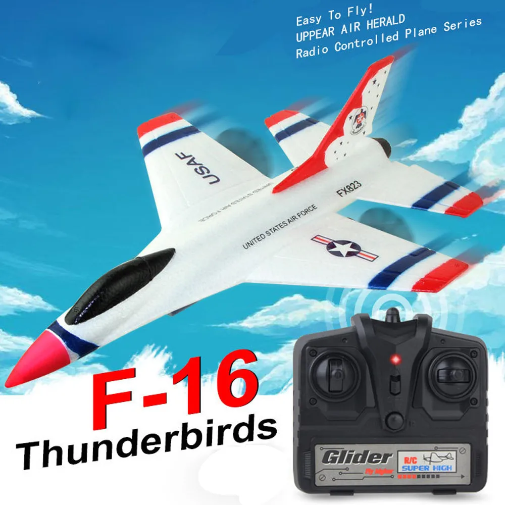 

High Quality Lightweight Airplanes FX-823 2.4G 2CH RC Airplane Glider Drone Remote Control Plane Outdoor Aircraft Glider Gifts