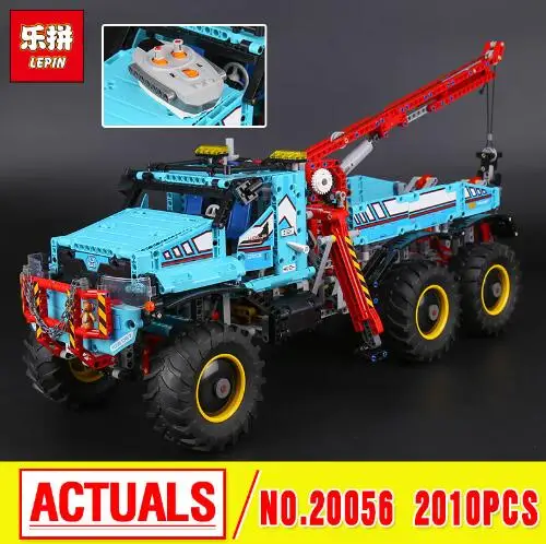 

Lepin 20056 1912Pcs Technic Series The Ultimate All Terrain 6X6 Remote Control Truck Set Building Blocks Bricks Toys Model 42070