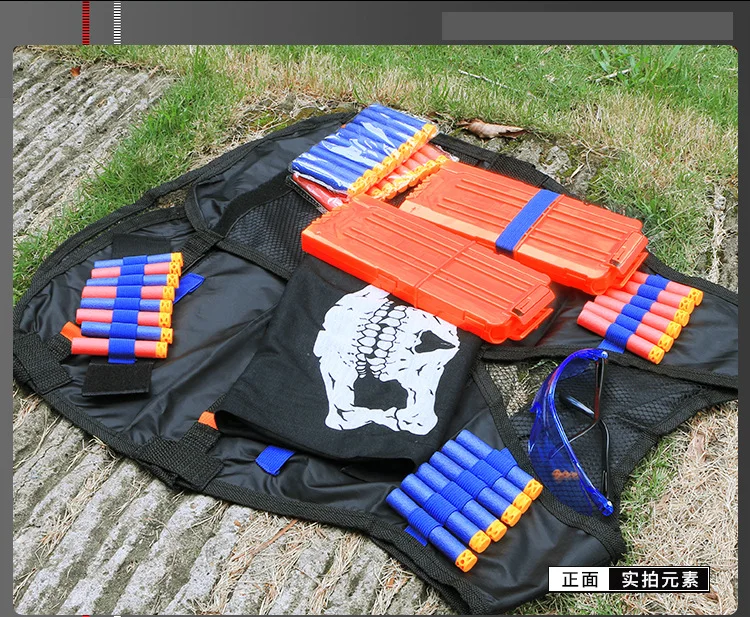 Набор детских тактических костюмов для игр на открытом воздухе, 7*1,3 см, сменные пули для Nerf N-Strike, элитная Серия пуль, Подарочная игрушка