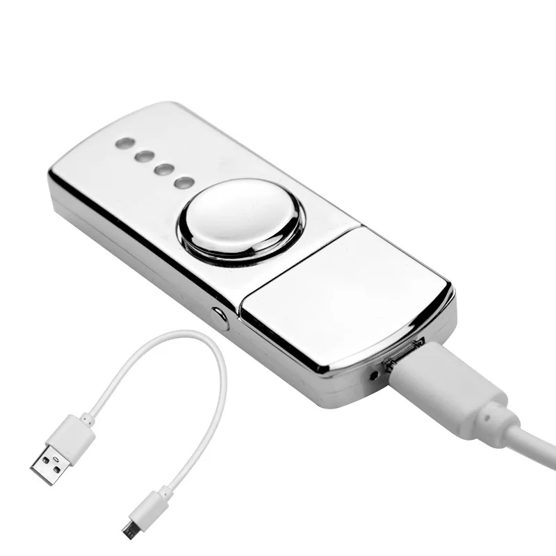 Новая электронная зажигалка Лучший USB Зажигалка с кончиком пальца игрушечный гироскоп для сигарет-3 стиля