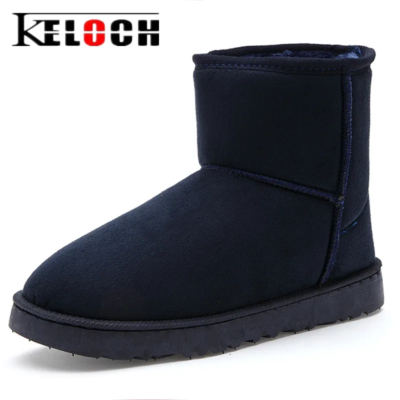 Keloch 2017 Winter Boots Men Keep Warm Fashion Snow Boots
