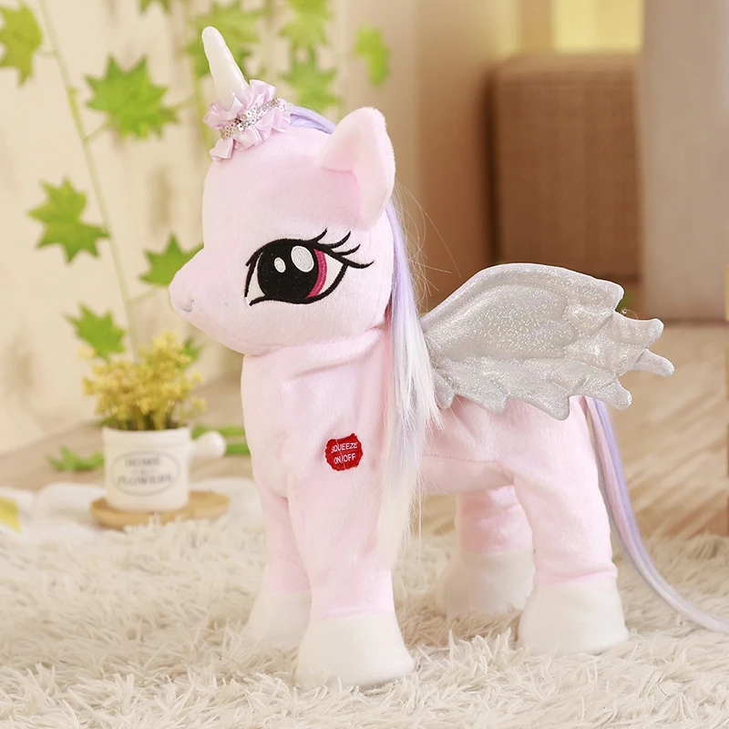 talking walking unicorn