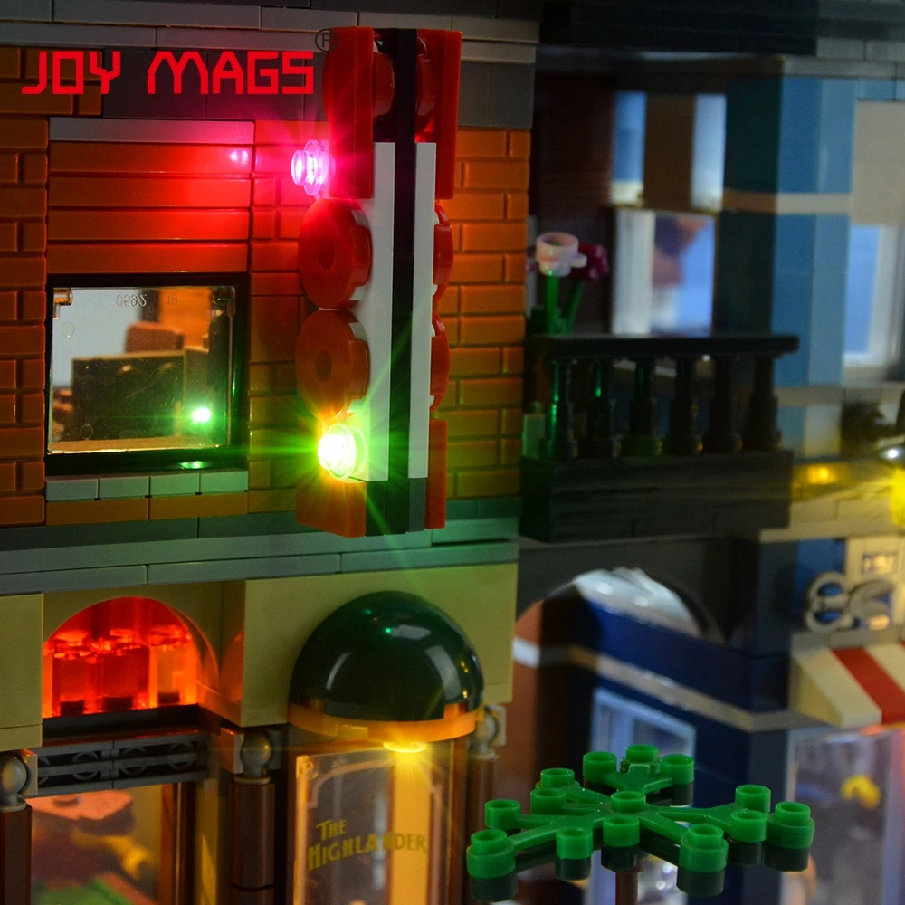 JOY MAGS светодиодный светильник комплект для 10246 Creator детективный офисный светильник набор с инструкцией совместим с 15001