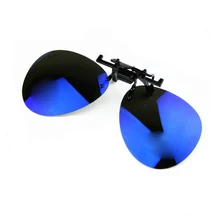 Night Vision Polarizd Clip On Sunglasses Driver Goggles Day Night Hd Driving Goggles Yellow Pin Hole Glasses