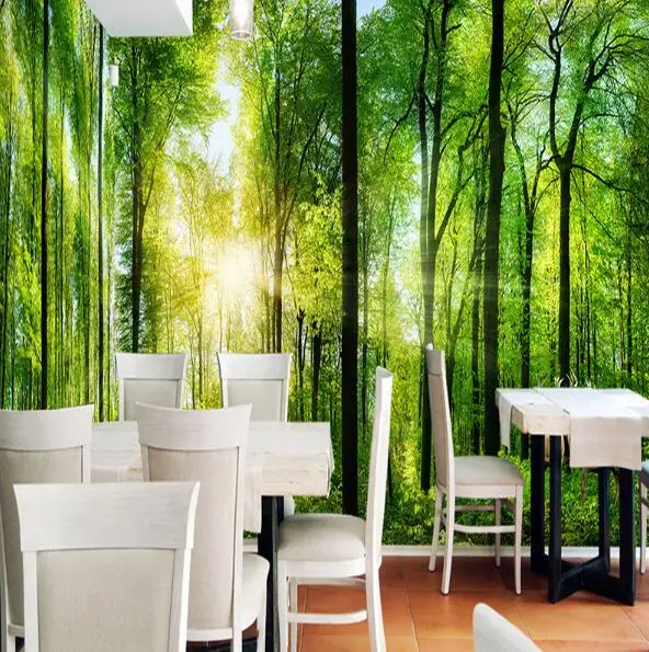 Custom Mural Natural Scenery Wallpaper Forest 3D Landscape Background Wall Mural Living Room Bedroom Wall Paper Home Decoration Custom Mural Natural Scenery Wallpaper Forest 3D Landscape Background Wall Mural Living Room Bedroom Wall Paper Home Decoration