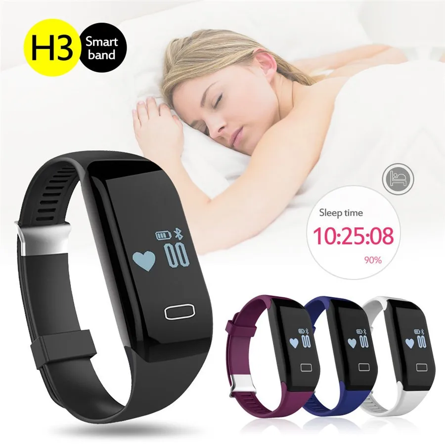 AWEI H3 heart rate sports smart Wristband FAST CLICK ONLINE