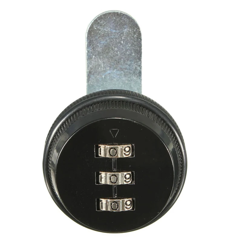 3 Digit Combination Camlock Easy Use Mailbox Cabinet Locks Furniture Cabinet Digital Lock DIY Home Tools Black Silver