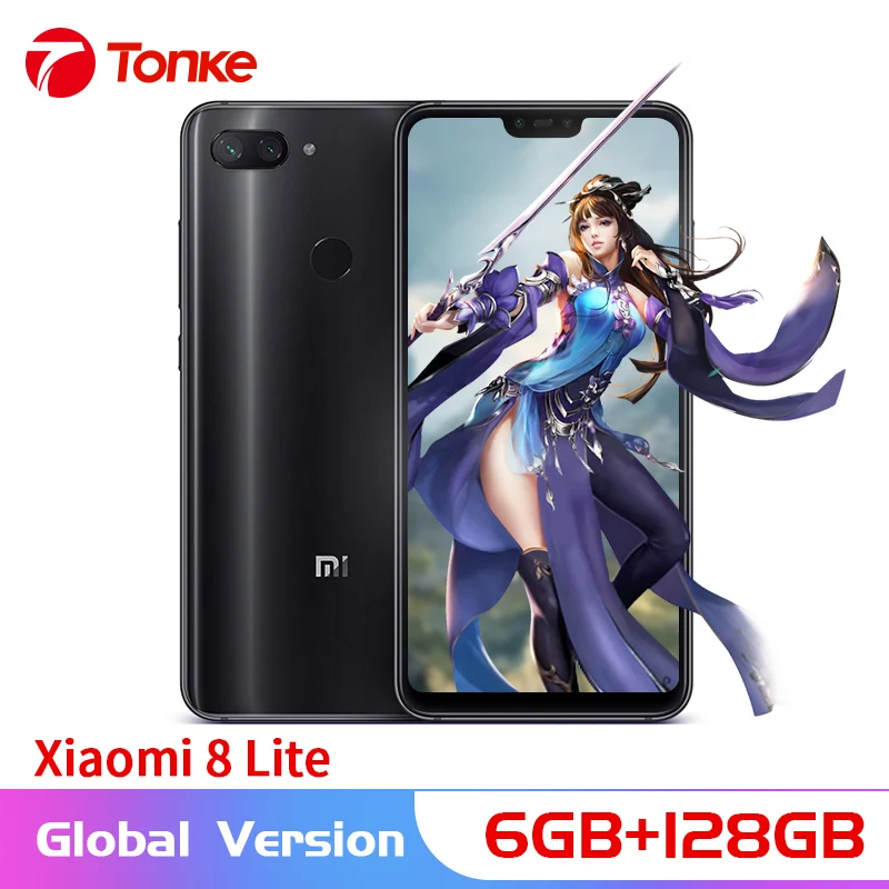 

Global Version Xiaomi Mi 8 Lite 6GB RAM 128GB ROM Snapdragon 660 AIE Octa Core 6.26" 19:9 Notch Full Screen 24MP Smartphone