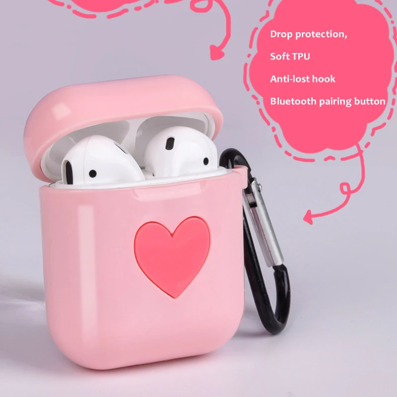 Милый чехол HEVARAL для Airpods i10 i20 i30 i60 i80 TWS красивый защитный водонепроницаемый