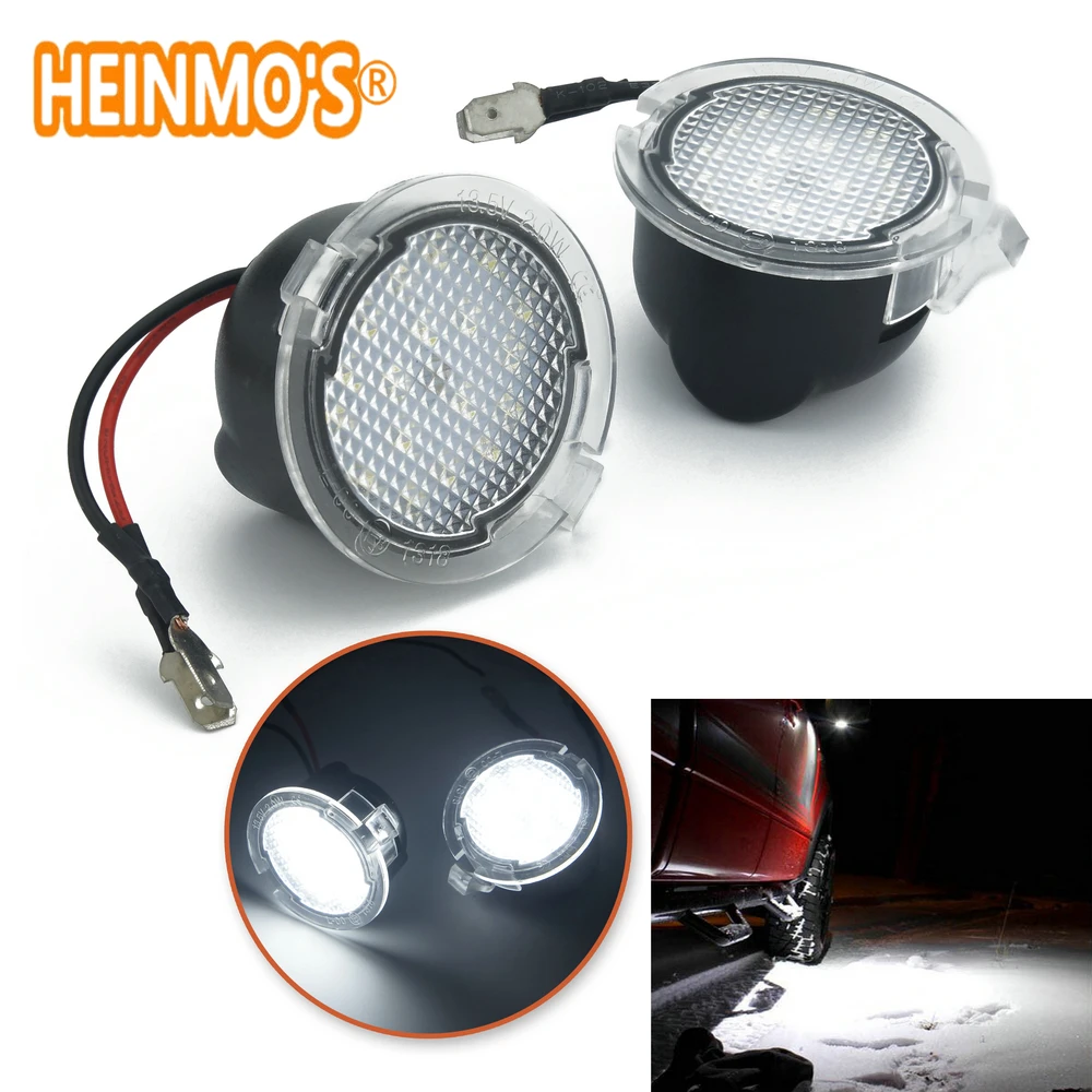 F150 LED Under Side Mirror Lights For Ford Edge Mondeo Explorer Taurus F-150 Pick Up Heritago S-max Rearview Mirror Puddle Lamp (1)
