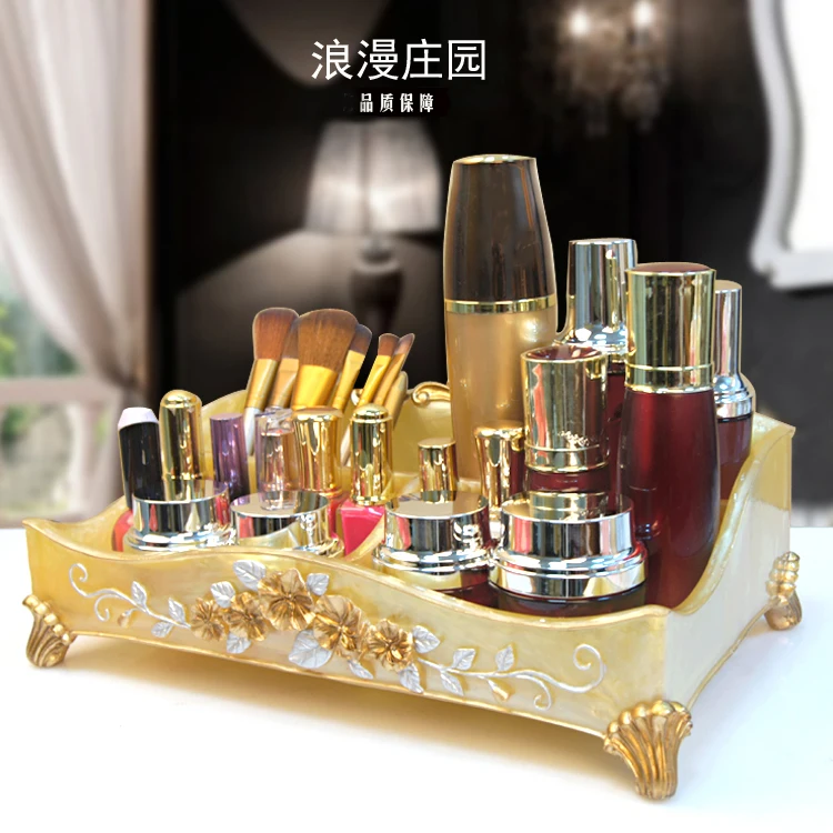 

Cosmetics storage box drawer desktop storage box transparent plastic jewelry box Large cosmetic box