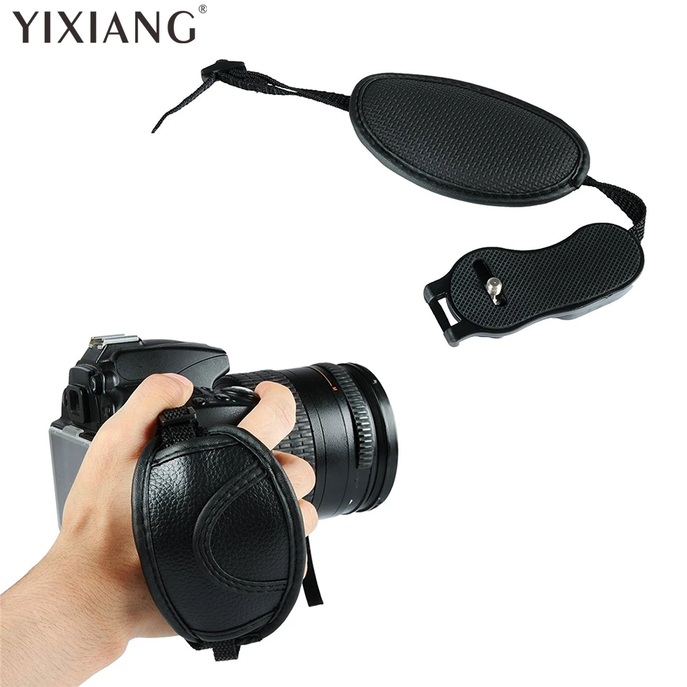 YIXIANG DSLR Camera PU Leather Grip Rapid Wrist Strap Soft Hand Grip