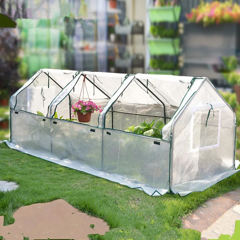 Large Pop Up Clear Greenhouse Cover For Cold Frost Protector Gardening