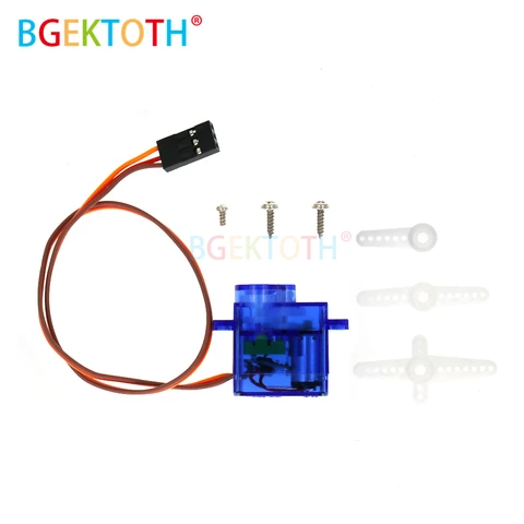 1PCS Smart Electronics Rc Mini Micro 9g 16KG Servo SG90 for RC 250 450 Helicopter Airplane Car Boat title=
